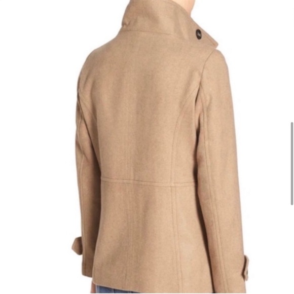 Thread & Supply Double Breasted Peacoat in Tan - Picture 2 of 5